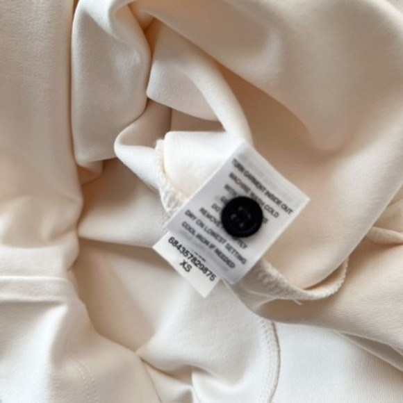 NEW AYR The Scout Seashell Midi Dress XS Collared Coastal Quiet Luxury Nautical - Picture 13 of 14